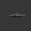 Rusty Metal Shark Shaped Handcrafted Model With Wing Like Parts