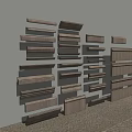 Simple European Corner Line Indoor Ground Line Gypsum Line Skirting Line Decorative Line Ceiling Line Interior Decoration Line 3d model