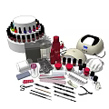 Complete Manicure Kit With Colorful Nail Polishes UV Lamp And Tools