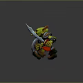 Modern Game Character Goblin Monster Alien 3d model