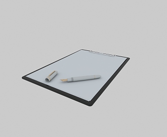 Modern Notebook 3d model