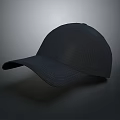 Black Baseball Cap with Textured Design for Casual Daily Wear Lightweight and Comfortable Fit