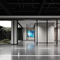 Modern Basement 3d model