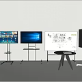 Modern TV Display 3d model
