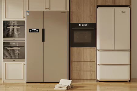 Log Style Sideboard Decorative Cabinet Oven Sideboard Finished Sideboard Glass Wine Cabinet Refrigerator Sideboard Storage Cabinet Decorative Cabinet Sideboard Decoration 3d model