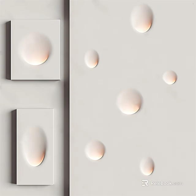 Modern Wall Lamps With Soft Glow And Stylish Design For Home Interior 3d model 