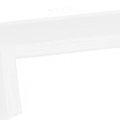 White Architectural Decorative Component With Ornate Layered Molding For Interior Design
