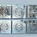 Bathroom Accessories Stainless Steel Floor Drains With Various Patterns And Efficient Drainage Design