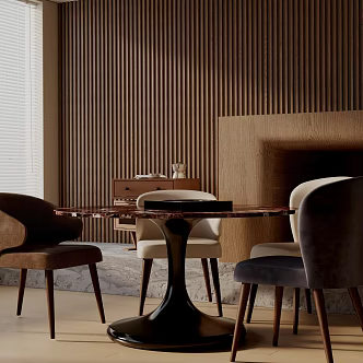Modern table combination 3d model