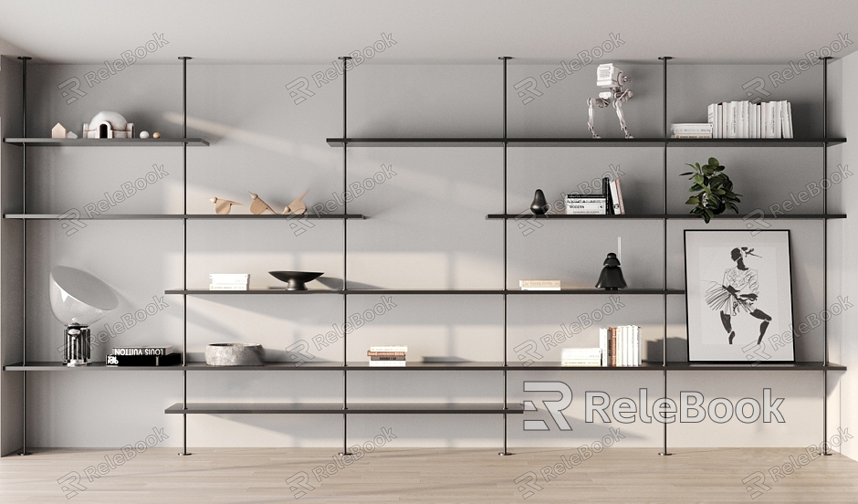 Modern Bookshelf model