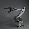 Mechanical arm binding 3d model