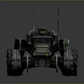 Self-made armed car modified car modified car chariot doomsday car self-made car self-made car modified car 3d model