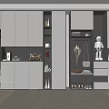 Modern shoe cabinet 3d model
