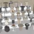 Coffee Table Side Table Corner Table Side Table Small Table Round Table Marble Side Table Mobile Side Wood Side Table Round Side Table Combination Glass Side Table 3d model