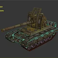 Futuristic Battle Tank With Unique Turret And Armor Details