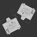 Retro TV Old TV Black and White TV Old Color TV TV Accessories TV Parts 3d model