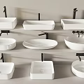 Modern wash basin wash basin table basin 3d model