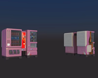 Modern beverage machine 3d model