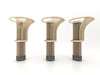 Modern Column 3d model