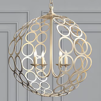 Post-modern chandelier 3d model