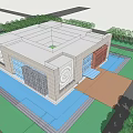 Shaanxi University of Chinese Medicine Building Exterior With Traditional Patterns And Modern Architectural Design