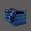 modern sorting machine 3d model