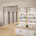 Modern Clothing Store Interior With Clothing Racks Mannequins Sofa And Green Plants