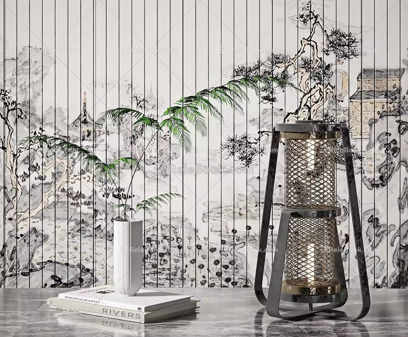 Modern Table Lamp Table Lamp Combination 3d model