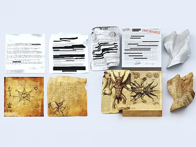 Paper Books Waste Paper Scrap Books Old Books Pages 3d model