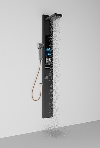 Modern Shower Instant Shower Long 3d model