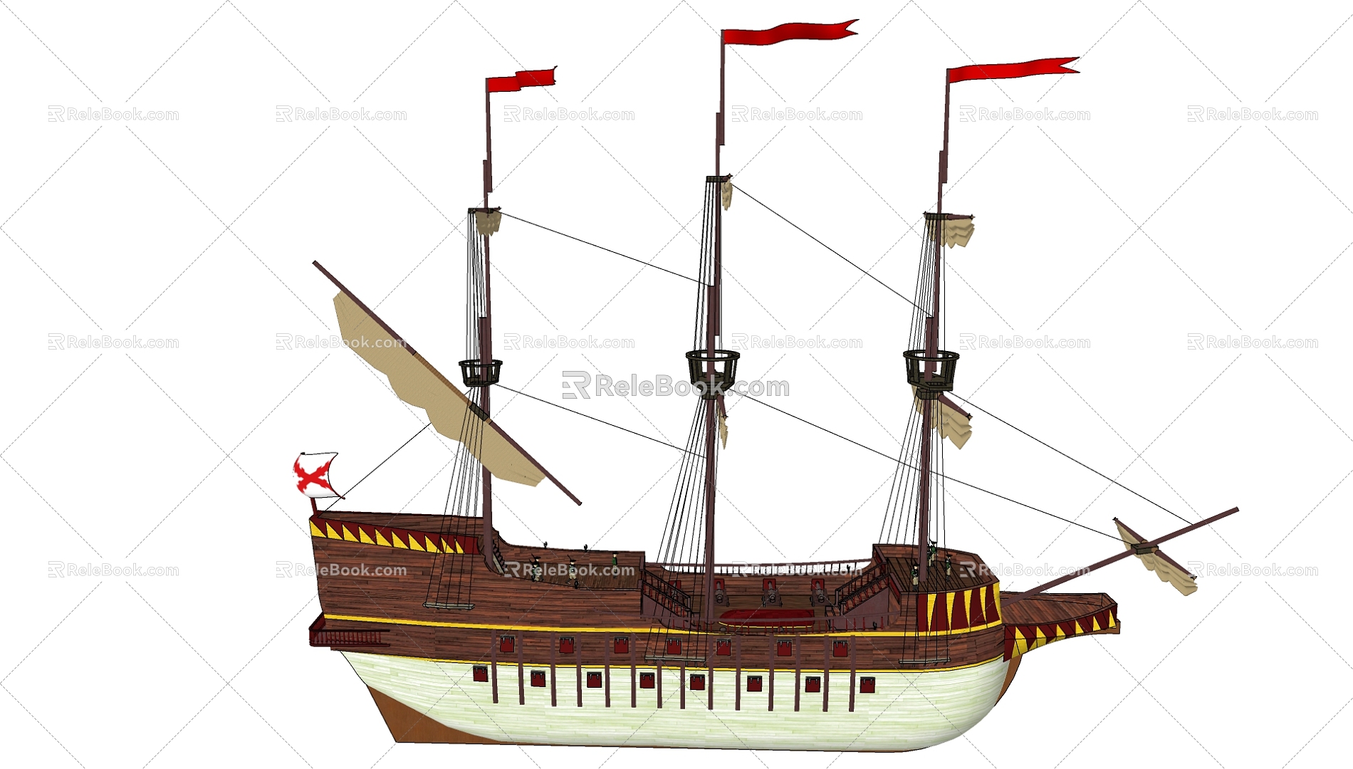 Ship 3d model