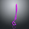 Purple Industrial Equipment With Scissor Shaped Design And Reflective Surface