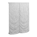 Stylish Striped Curtains With Soft Pleats And Hanging Tassel Details