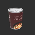 Canned Extra Creamy Chicken Food With Creamy Sauce And Ready To Eat