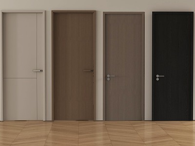 Modern single door wooden single door bedroom door room door model