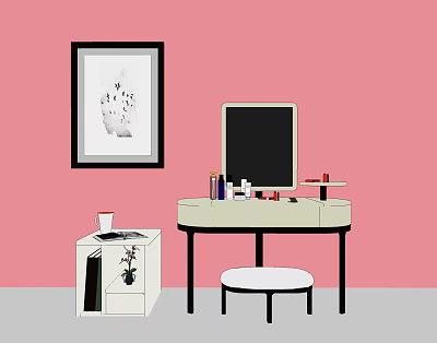 Modern Dresser 3d model