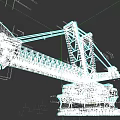 Industrial Equipment Giant Crawler Crane With Metal Structure Boom And Operator Cab