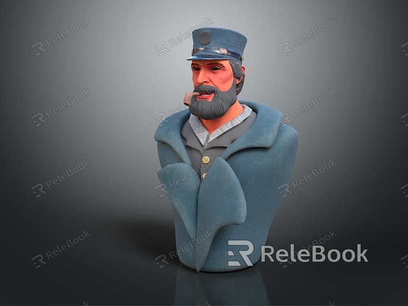 Modern Man Old Captain Captain Special Forces model