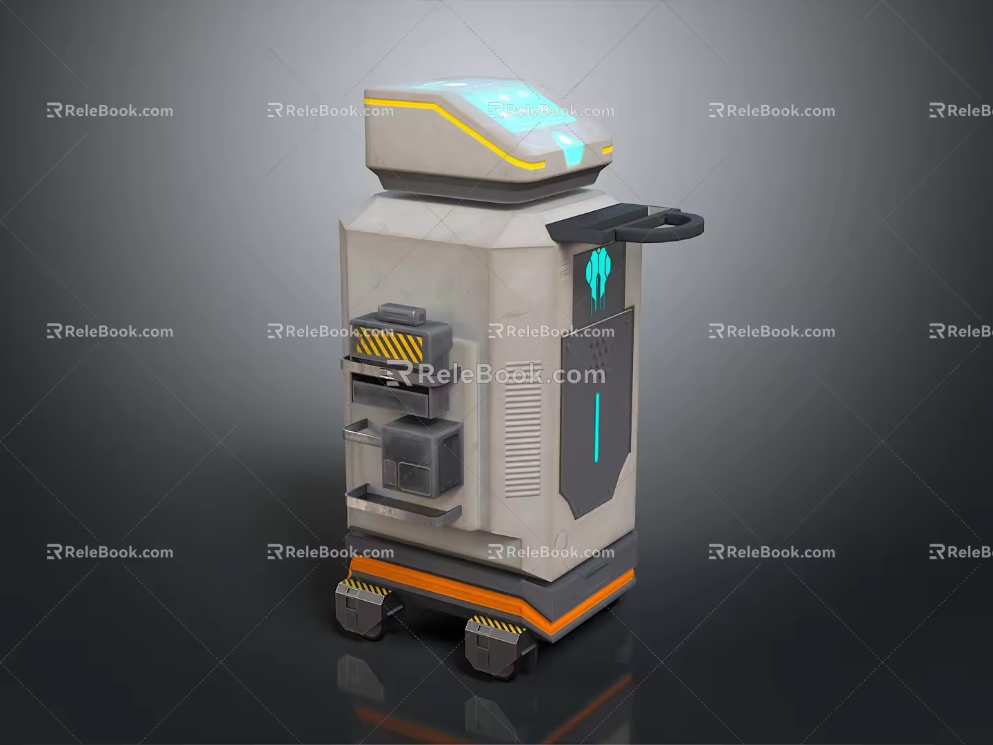 modern copier black and white copier color copier sharp copier 3d model