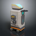 modern copier black and white copier color copier sharp copier 3d model