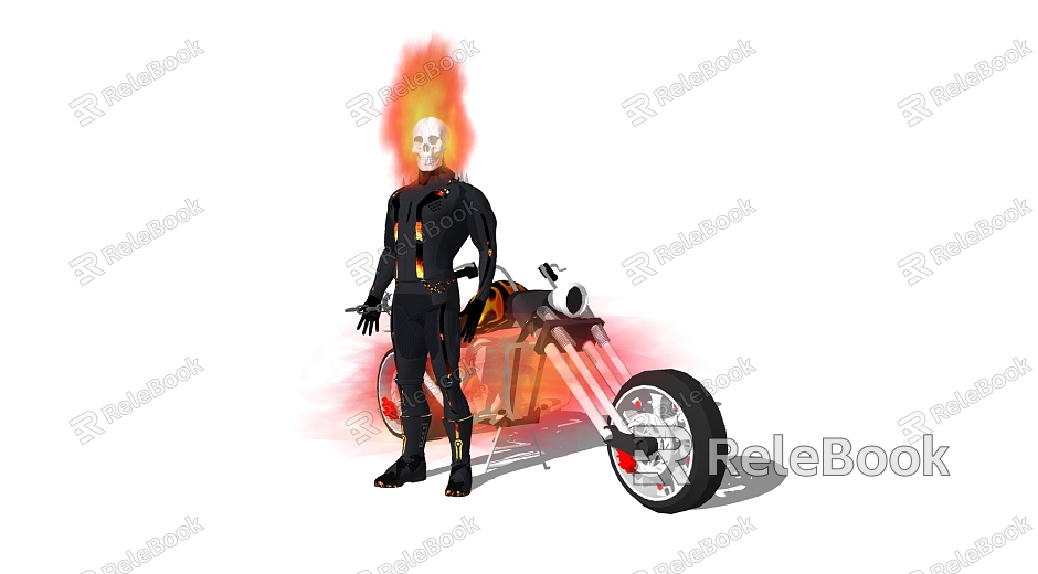 Modern game character Evil Spirit Knight model