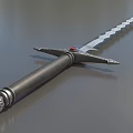 Sword Long Sword Big Sword Silver Snake Sword Eternal Sword Game Sword Curved Sword Cold Weapon Low Face Number Low Model Simple Model Times Movie and TV Level Super Realism 3d model