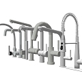 Stainless steel faucet 3d model