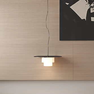 Modern chandelier 3d model