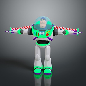 Toy Story Robot Assistant Small Robot Butler Robot Butler Figure 3d model