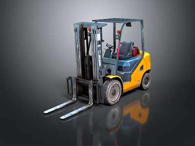 Hyundai Forklift Pallet Truck Pallet Truck Cargo Truck 3d model Hyundai Forklift Pallet Truck Pallet Truck Cargo Truck 3d model