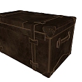 Travel Box Luggage Vintage Suitcase 3d model