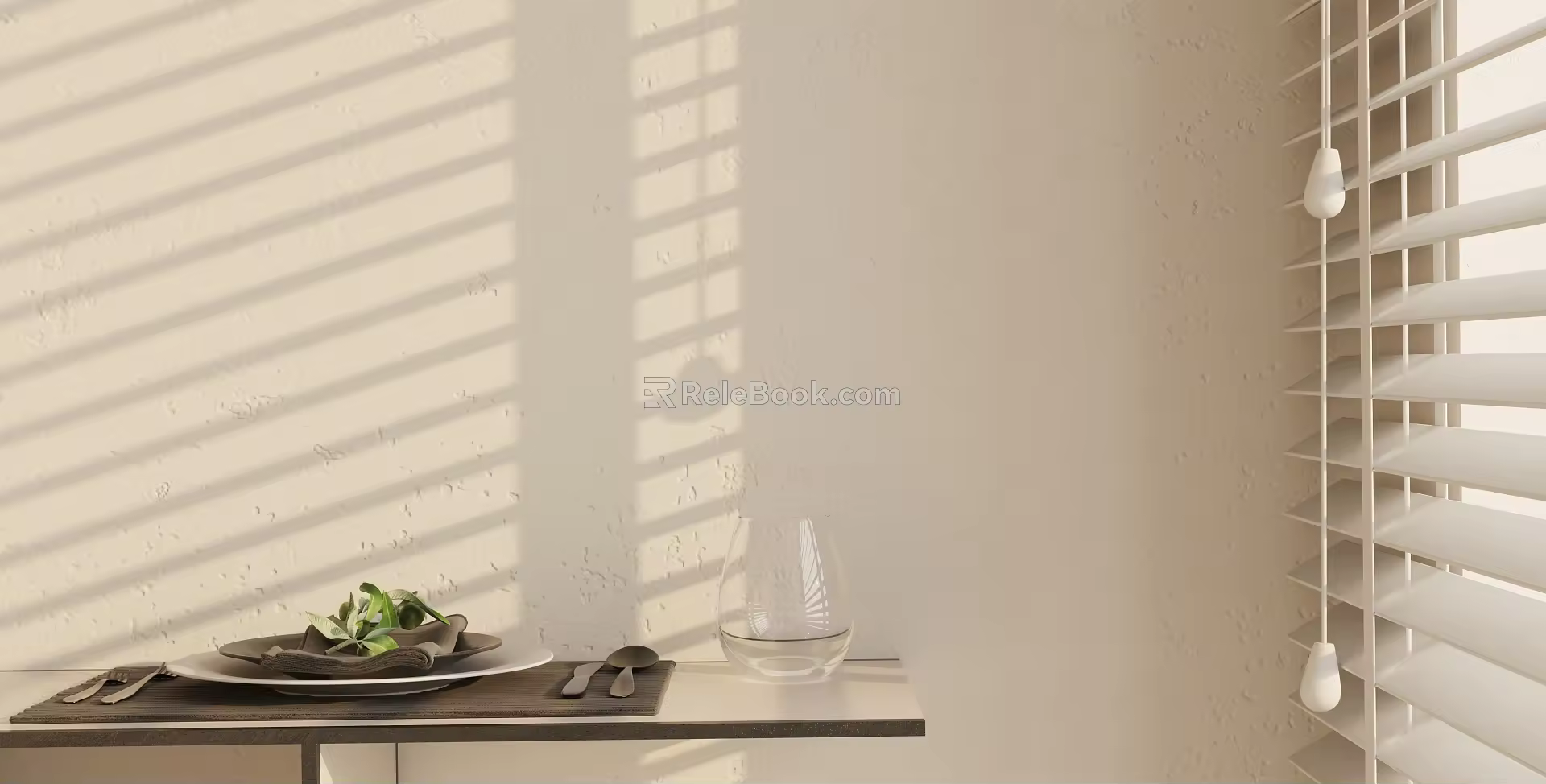 Modern Tableware Ornaments Combination 3d model