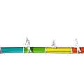 Colorful Curved Landscape Seats With People Relaxing In Urban Open Space