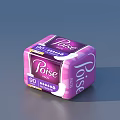 Essential Daily Living Sanitary Pad With Pink Black Design And Leak Protection